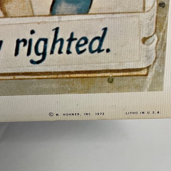 1972 Lithography of an early M. Hohner Harmonica advertisement - Picture 3 of 3